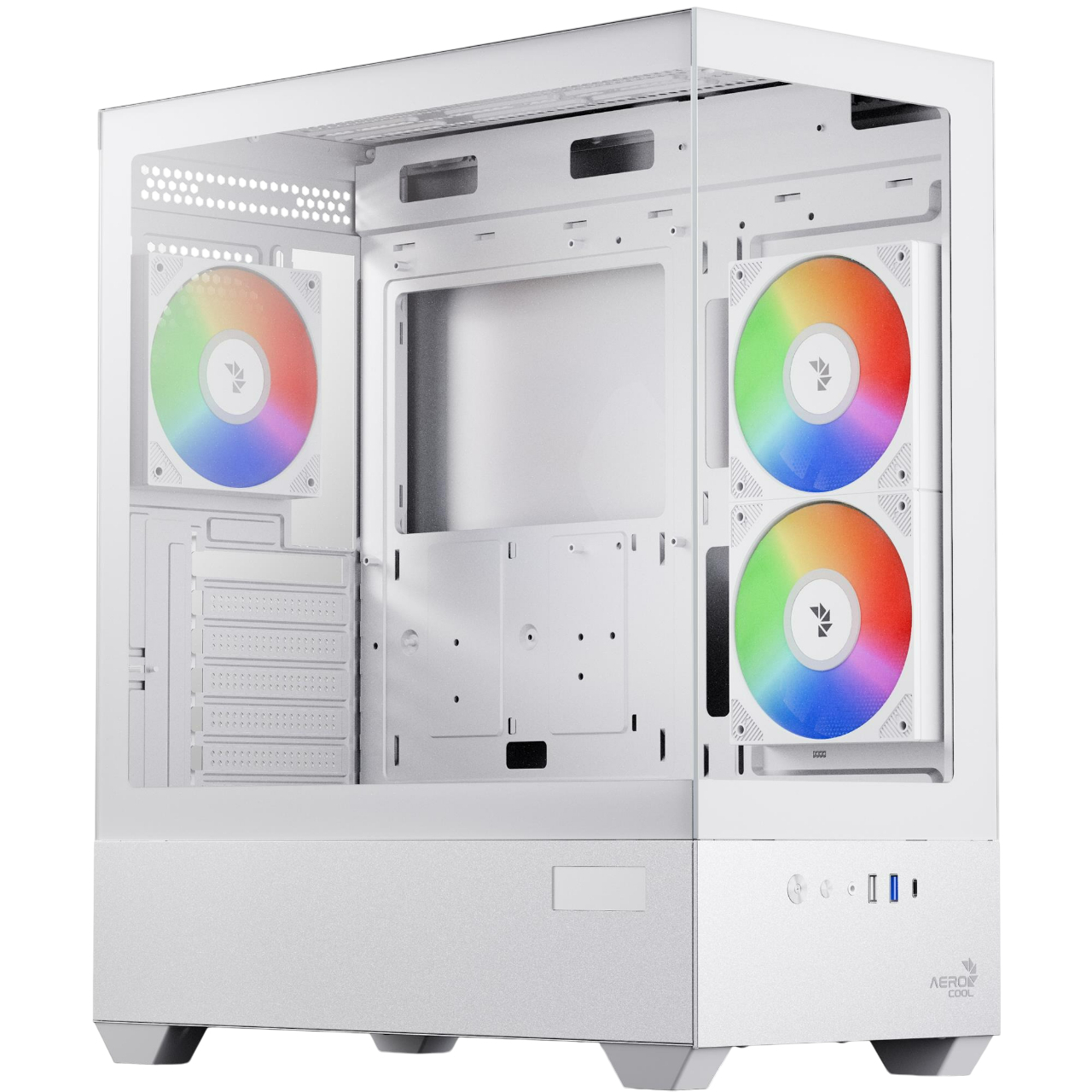 Корпус AeroCool P500D Digi-G-WT-v1 White (ACCM-PN07033.21) фото1