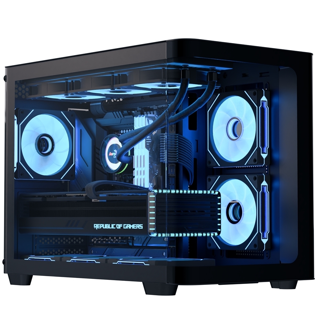 Корпус AeroCool P300C-G-BK-v1 (ACCS-PN02033.11) Black без БЖ фото1