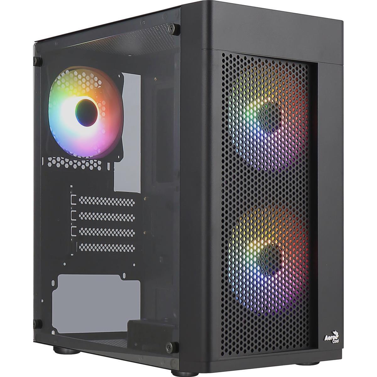 Корпус AeroCool Hexform-G-BK-v2 (ACCS-PV38033.11) Black без БЖ фото1
