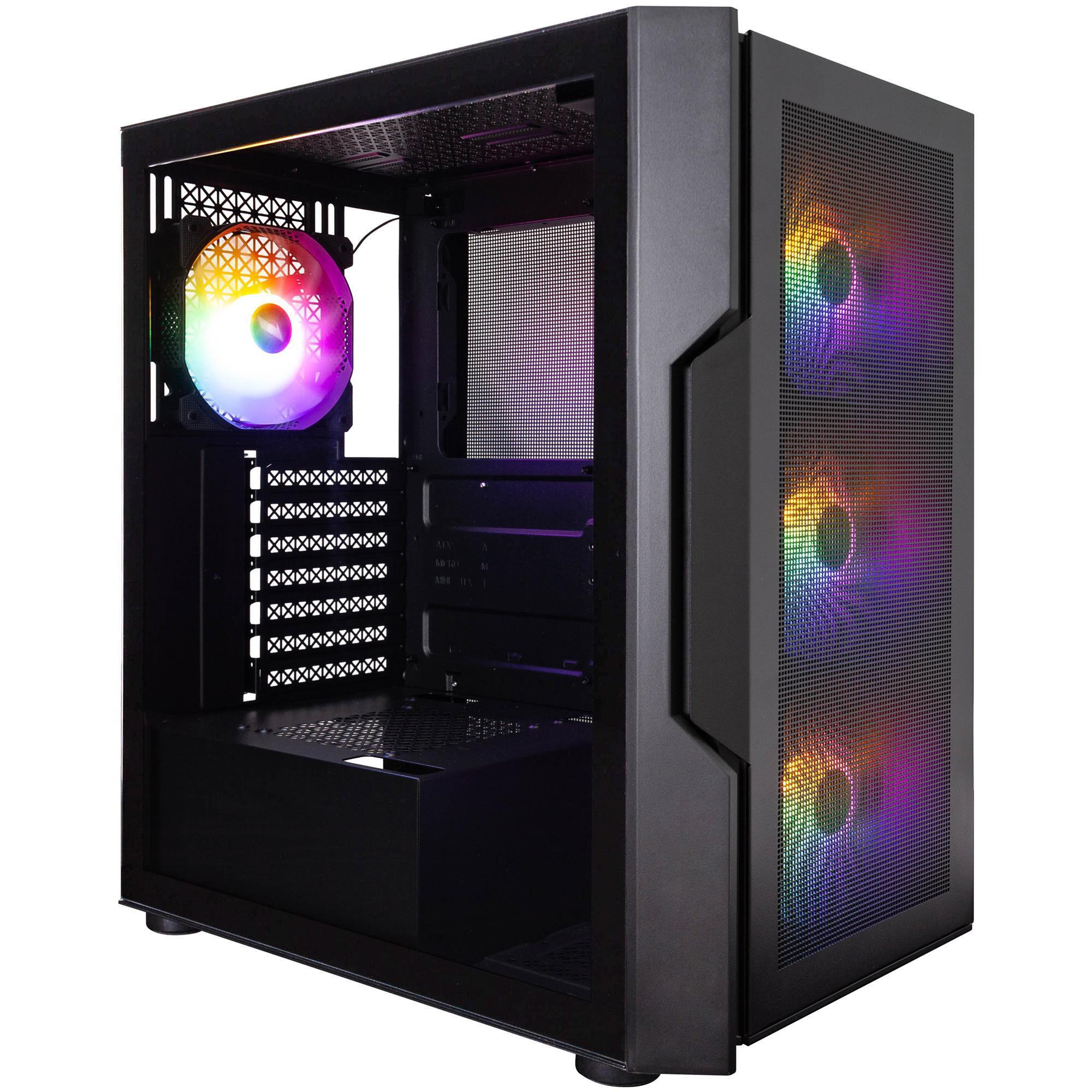 Корпус 1stPlayer T7-P-BK-4F1 Black 750W (T7-P-BK-4F1-PS-750FK-EU) фото1