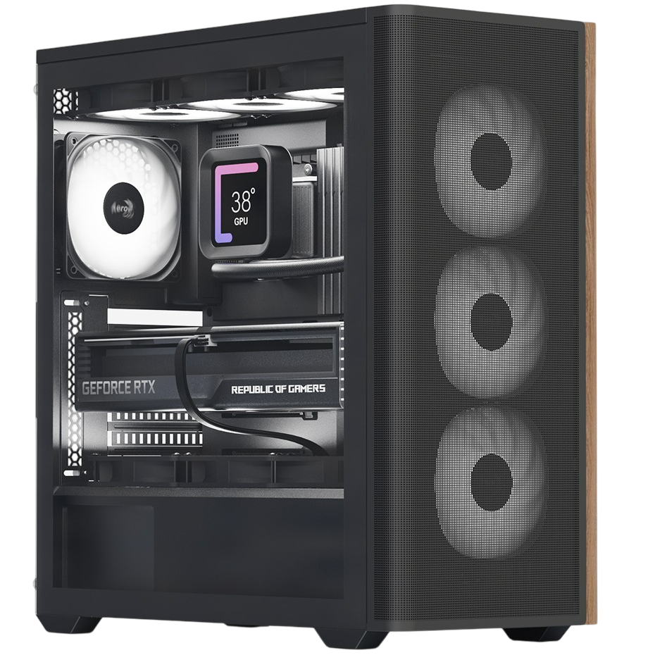 Корпус AeroCool D501A-G-BK-v2 (ACCM-DS01043.11) Black без БЖ фото1