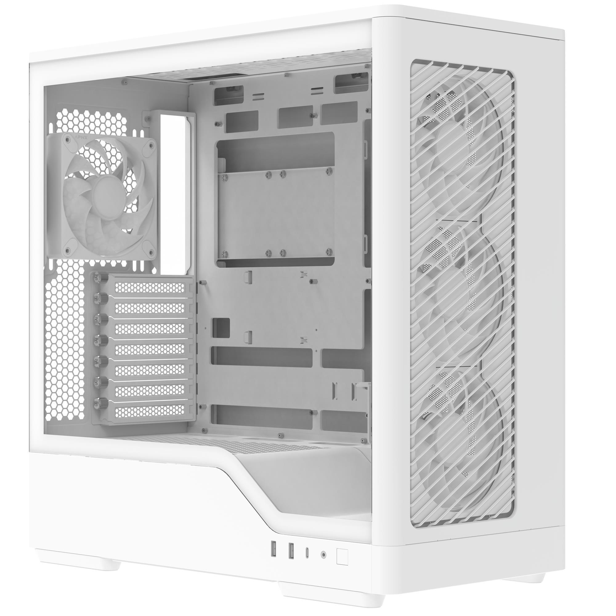 Корпус AeroCool D520A-WT-v1 White (ACCM-DS05143.21) фото1