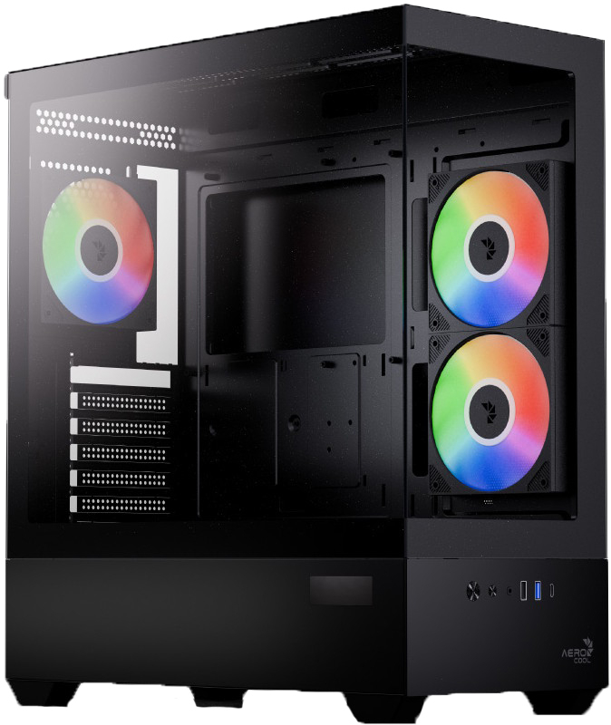 Корпус AeroCool P500D Digi-G-BK-v1 Black (ACCM-PN07033.11) фото1
