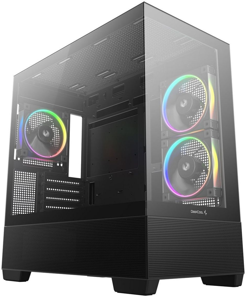 Корпус DeepCool CG380 3F Black (R-CG380-BKAGM3-G) без БП