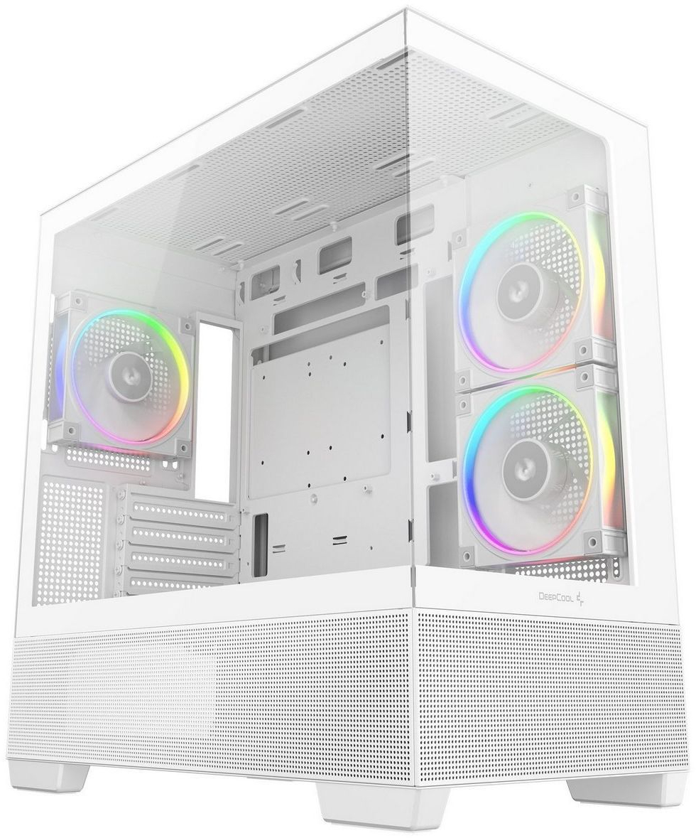 Корпус DeepCool CG380 3F White (R-CG380-WHAGM3-G) без БП