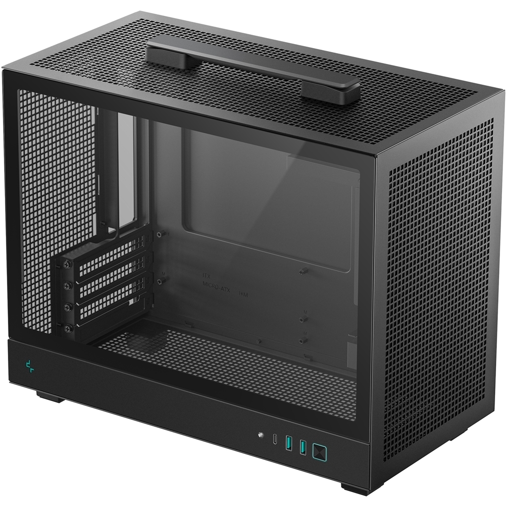 Корпус DeepCool CH160 Plus Black (R-CH160-BKNGM0-G) без БЖ фото1