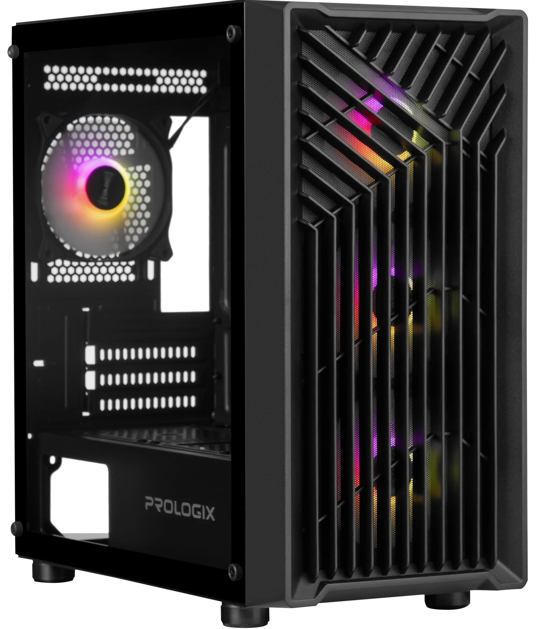 Корпус Prologix Flow GM-05RB Black фото1