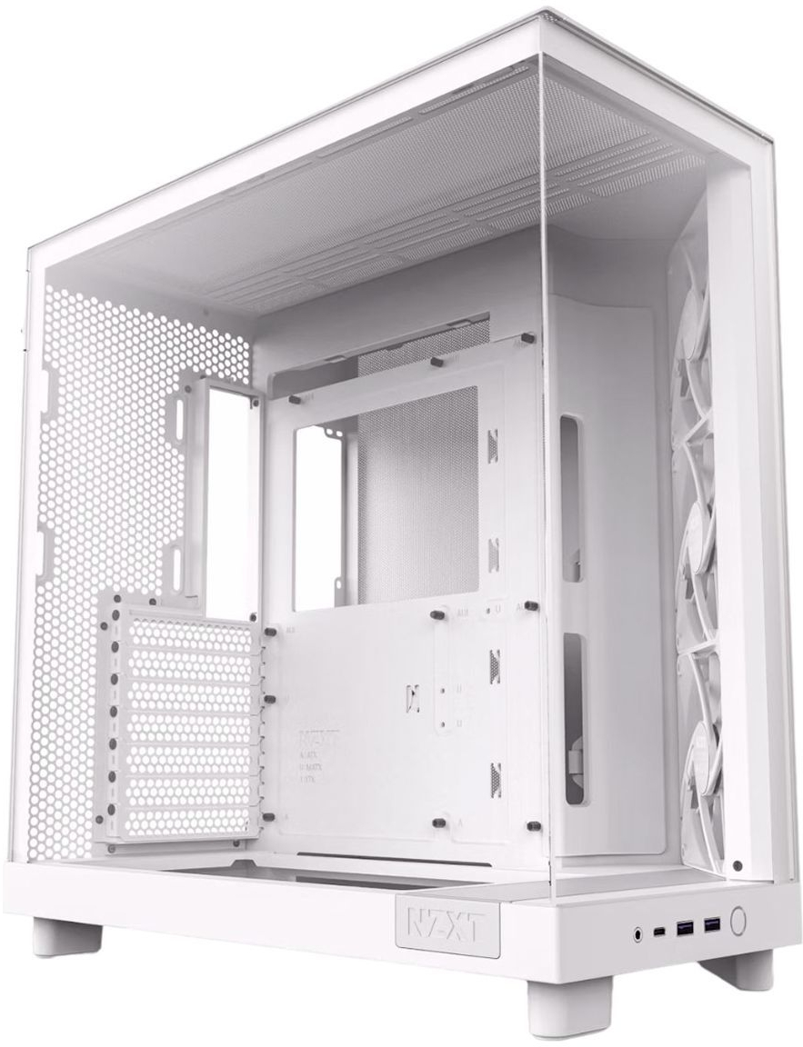 Корпус NZXT H6 Flow White (CC-H61FW-01) без БЖ фото1