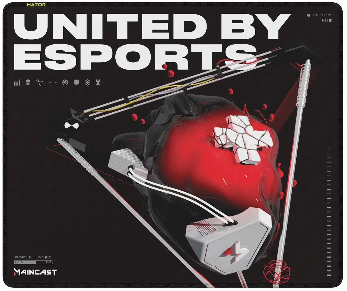 Игровая поверхность Hator Tonn eSport L MAINCAST Edition Speed/Control (HTP-033) фото1