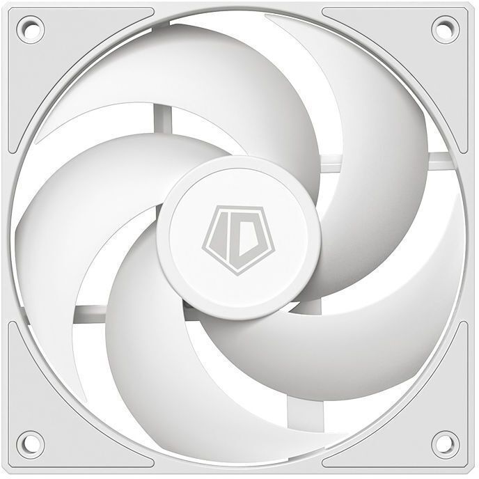 Вентилятор ID-Cooling AS-120-W, 120x120x25мм, 4-pin PWM, White фото1