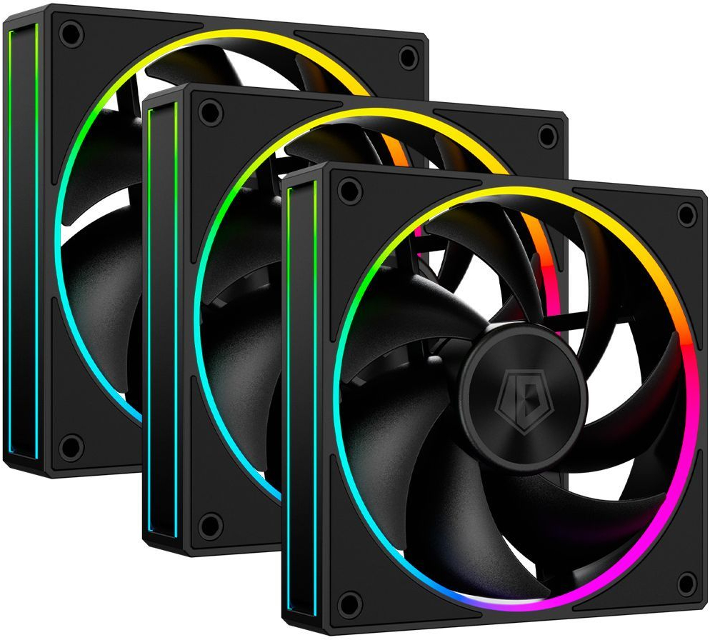 Вентилятор ID-Cooling Black AF-127-ARGB-K Trio фото1