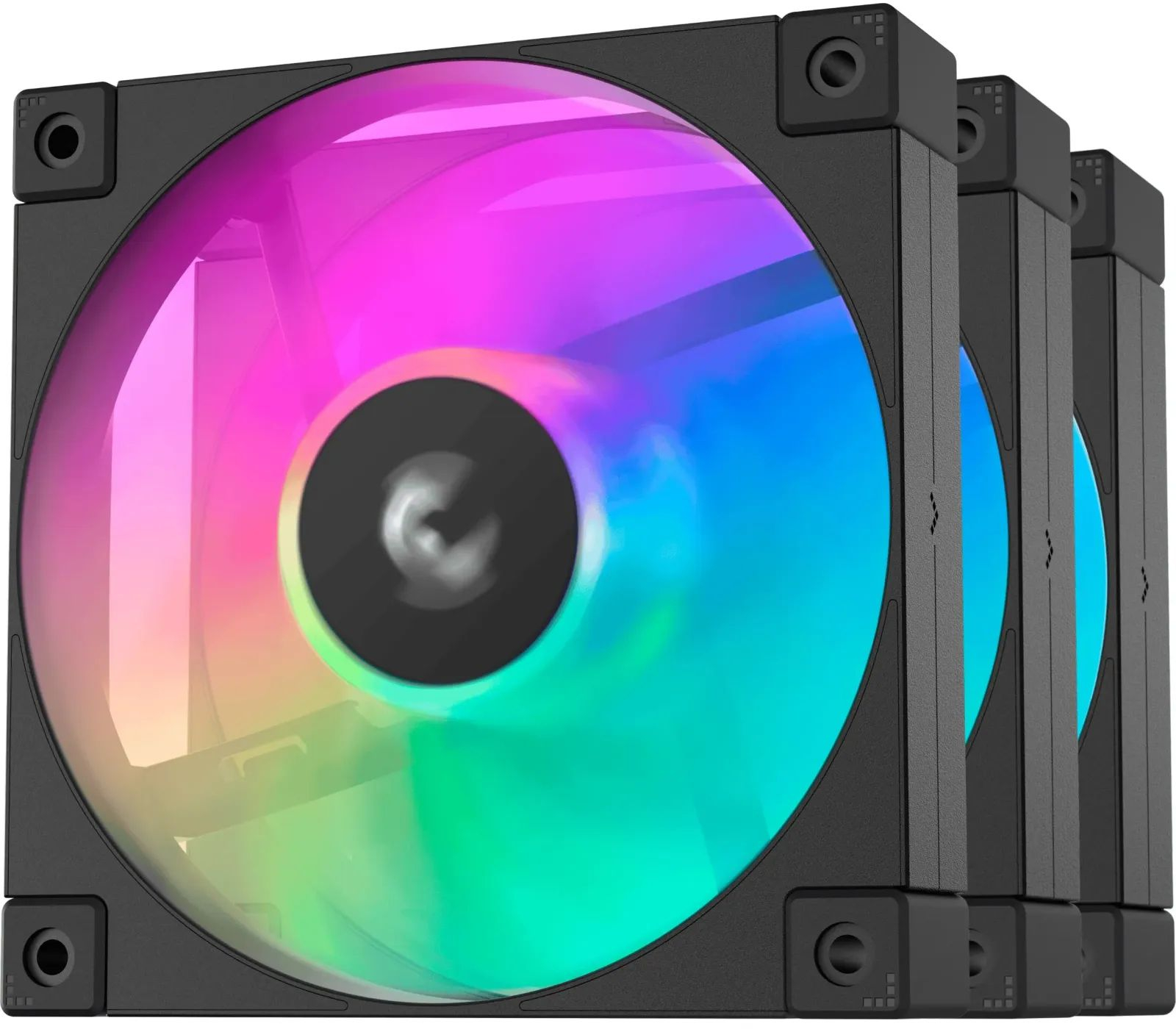 Вентилятор DeepCool FD12 ARGB-3 IN 1 Black (R-FD12-BKAPN3-G) фото1