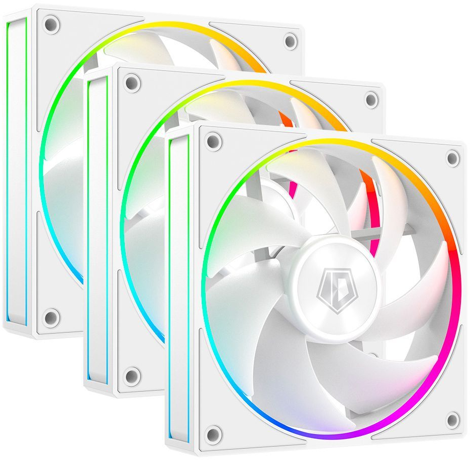 Вентилятор ID-Cooling White AF-127-ARGB-W Trio фото1