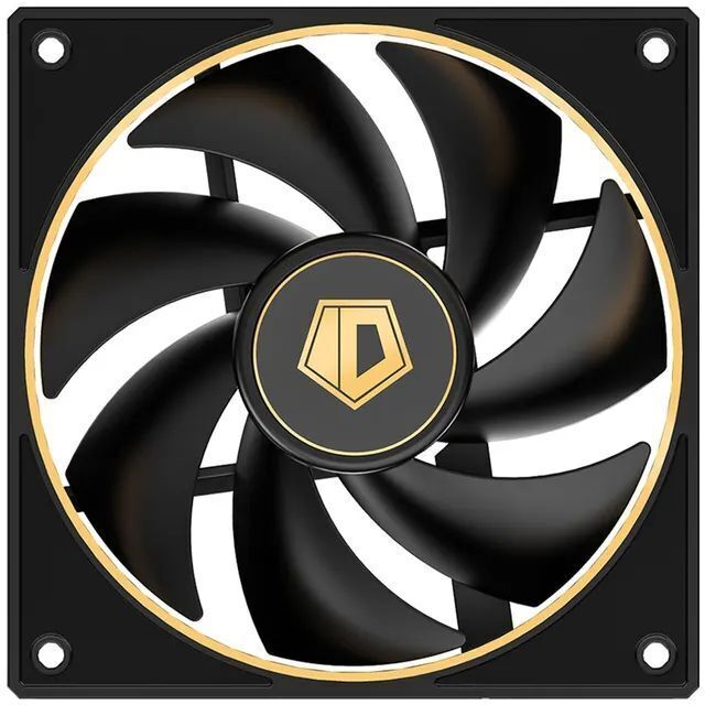 Вентилятор ID-Cooling AF-127-GDL, 120x120x27мм, 4-pin PWM, Black фото1