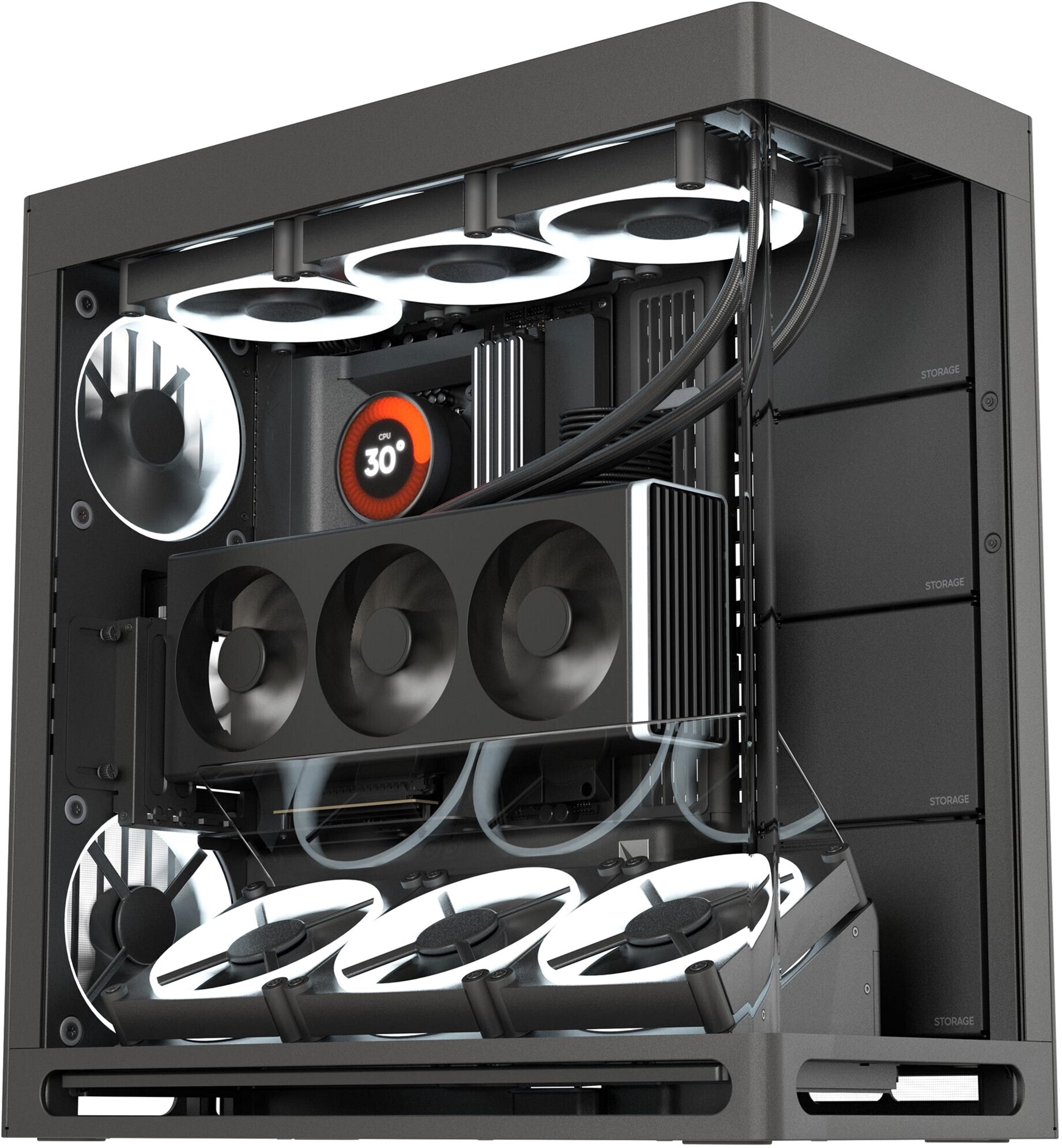 Корпус HAVN HS 420 VGPU Edition Black (HVN-CA-HS420-08) фото1