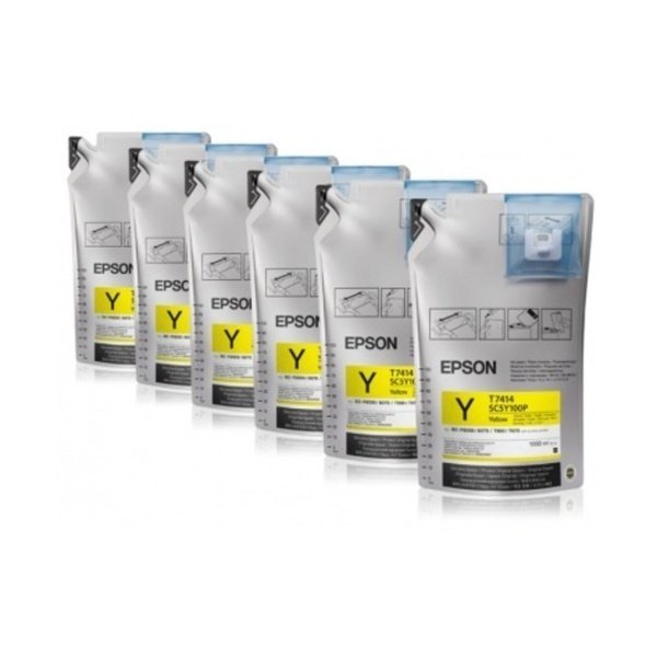 Чернила Epson для SC-B6000/B7000 Yellow, 1Lx6packs (C13T773440) фото1