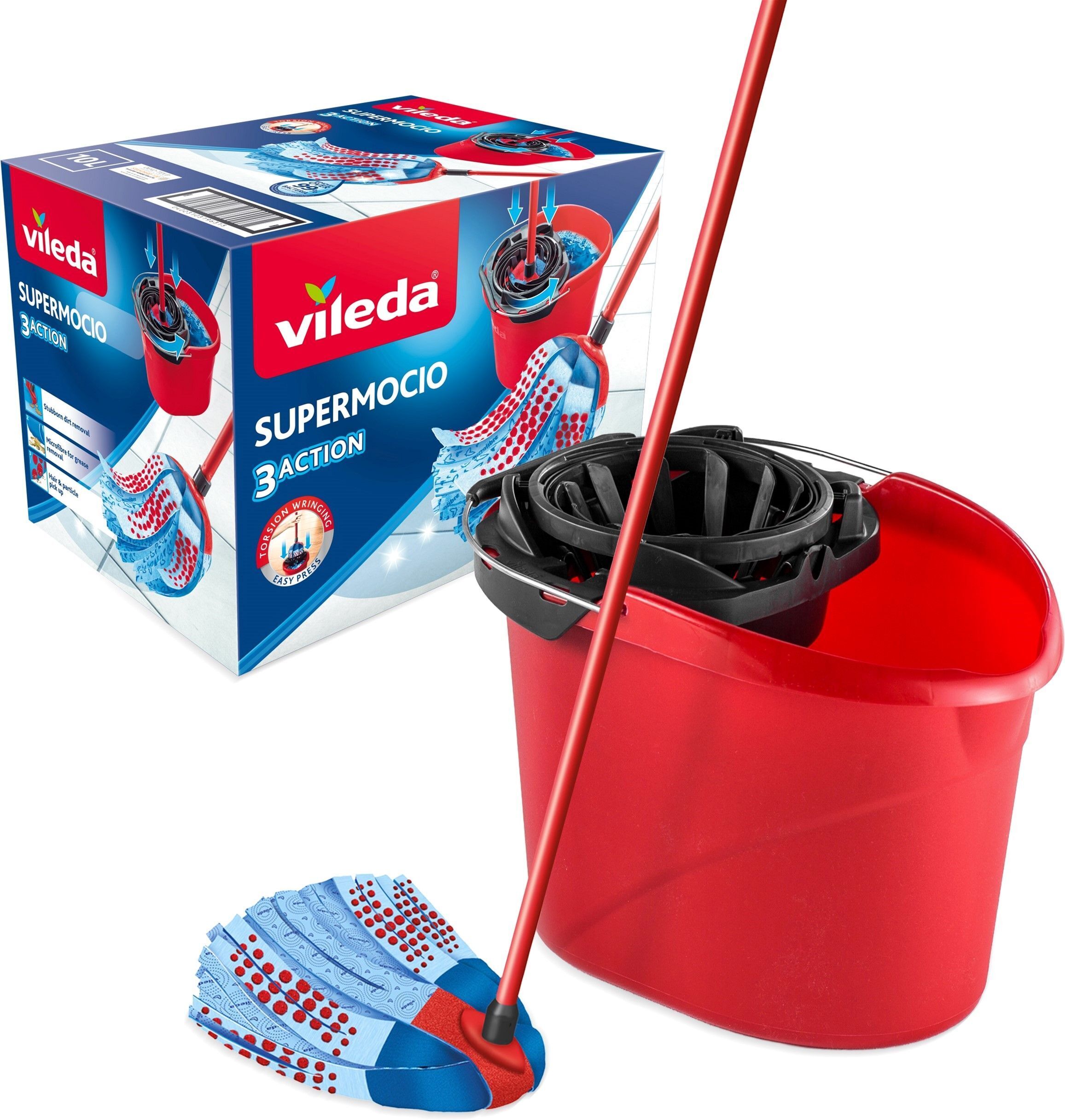 Набор для уборки Vileda Super Mocio 3Action Velour (4023103158344) фото1