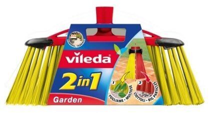 Метла для уборки Vileda Garden 2в1 и Держатель для мопов и метел (4023103095939) фото1