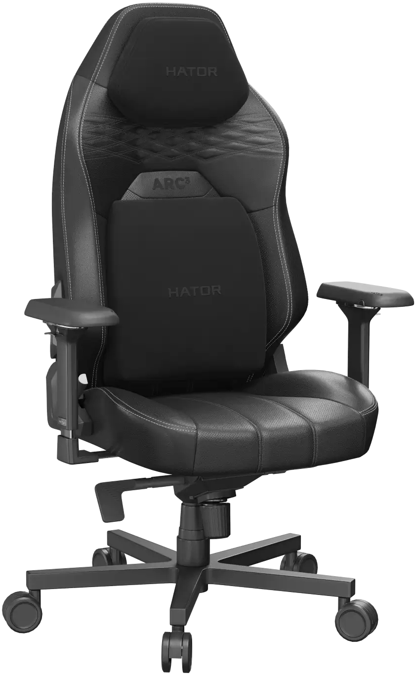 Кресло игровое Hator Arc 3 L PU Black (HTC3400L) фото1