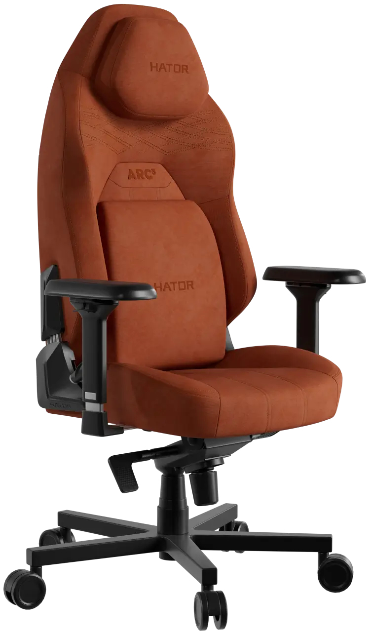 Крісло ігрове Hator Arc 3 S Velour Orange (HTC3449S) фото1