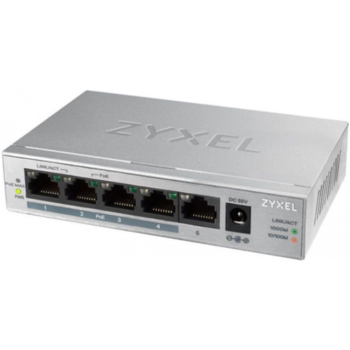 Комутатор Zyxel GS1005HP (GS1005HP-EU0101F)