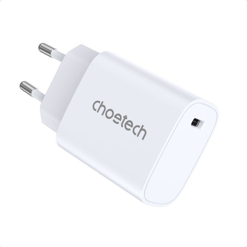 Мережевий зарядний пристрій Choetech USB-С 20W PD/QC (Q5004-EU-WH) фото1