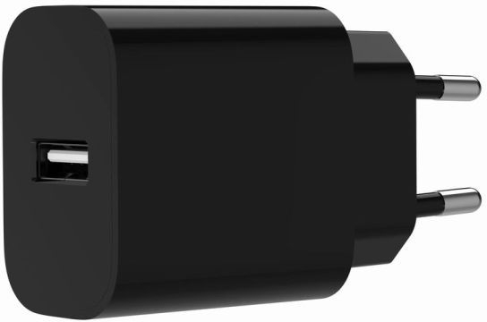 Мережевий зарядний пристрій Gembird 1 USB-A 5V/2.4A 12W (TA-UC-1A12-01-BK) фото1