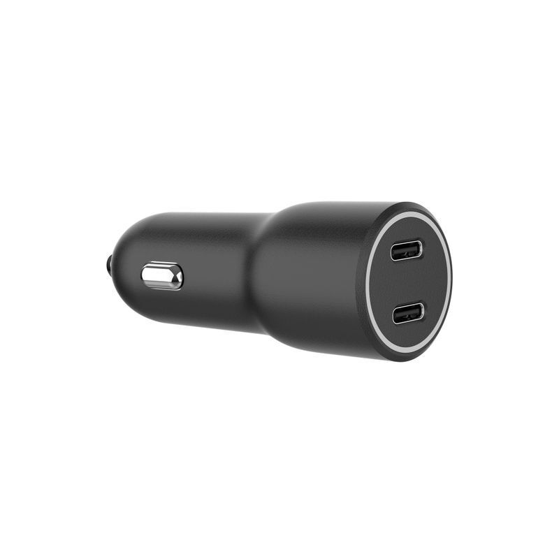 Автомобільний зарядний пристрій Gembird 2xUSB-C PD 20W (TA-UC-C2PD40-CAR-01) фото1