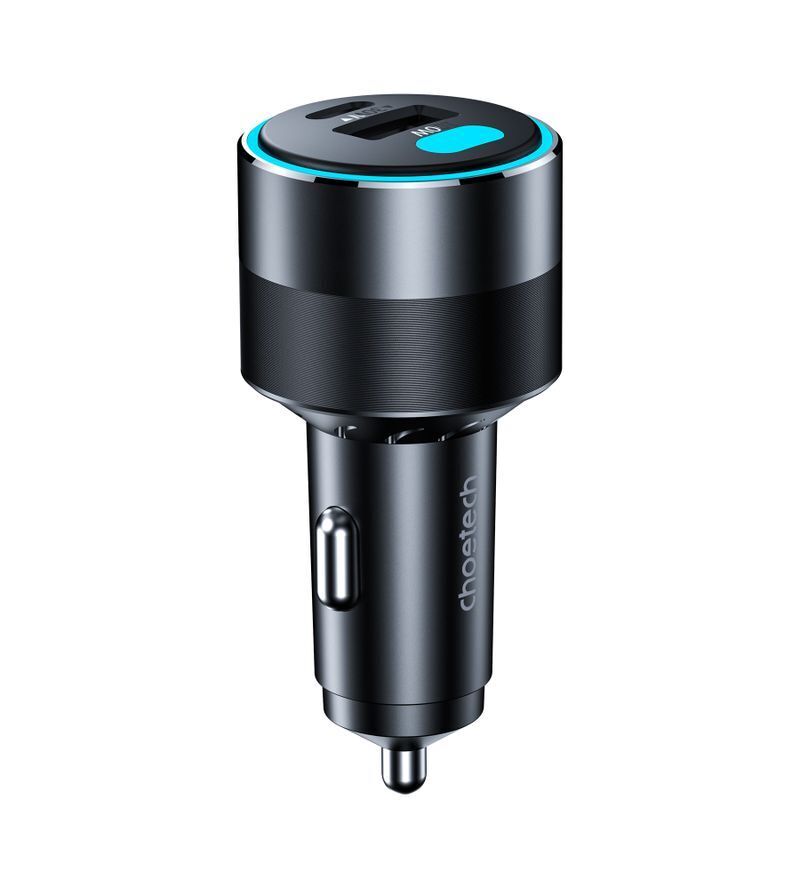 Автомобільний зарядний пристрій CHOETECH TC0011-BK Black фото1