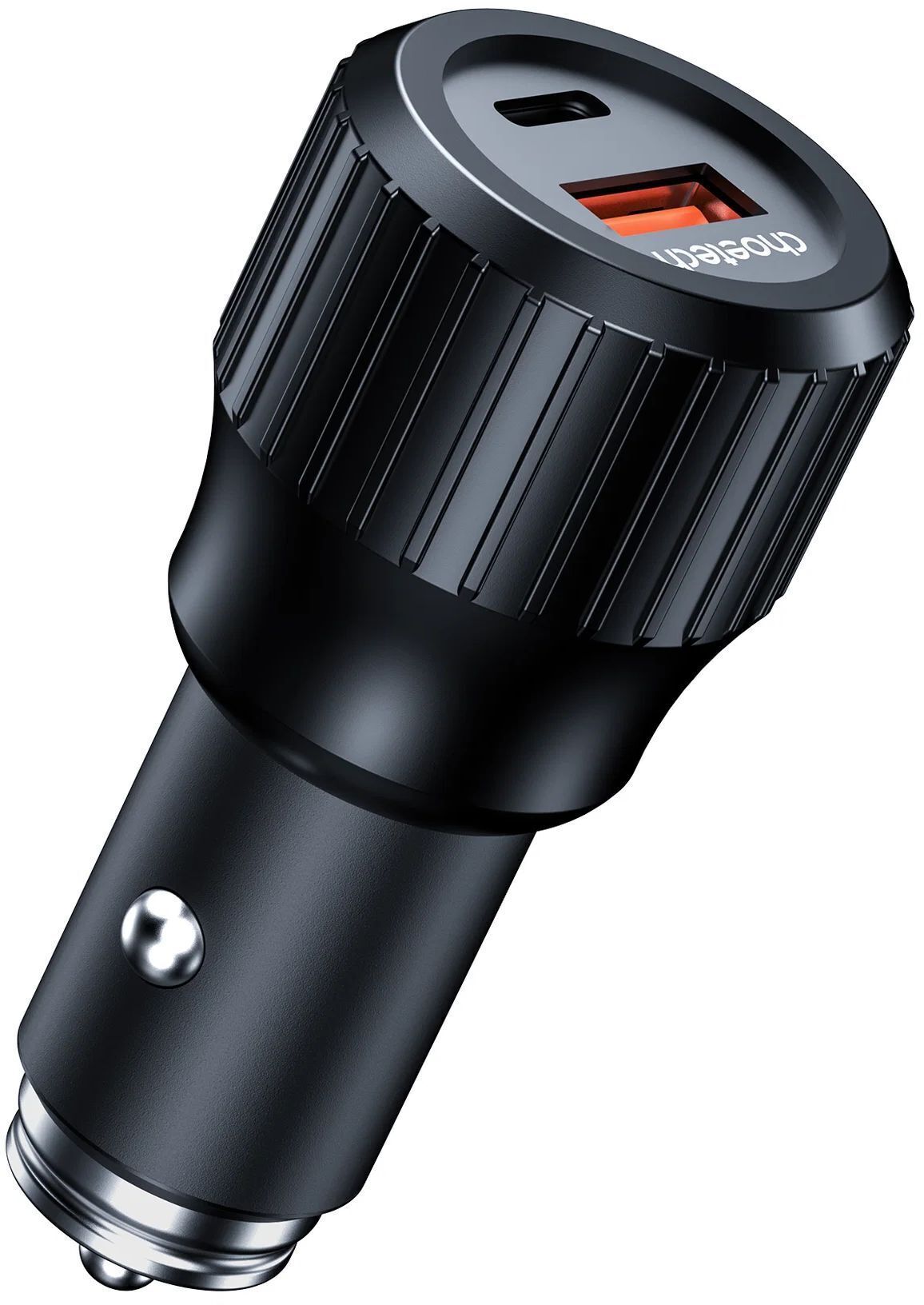 Автомобільний зарядний пристрій CHOETECH TC0010-BK Black фото1