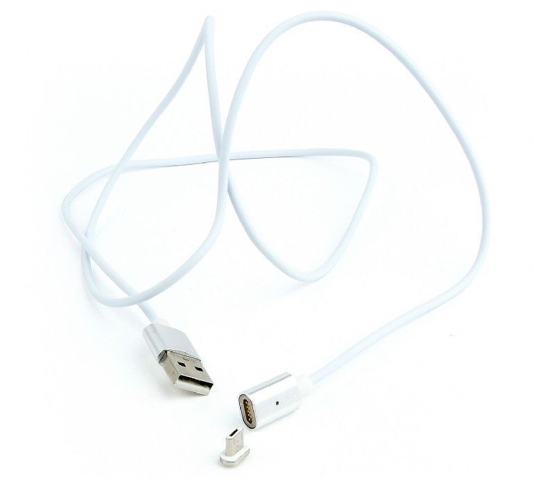 Кабель Cablexpert USB 2.0 BM - MicroUSB 1m White (CC-USB2-AMmUMM-1M) фото1