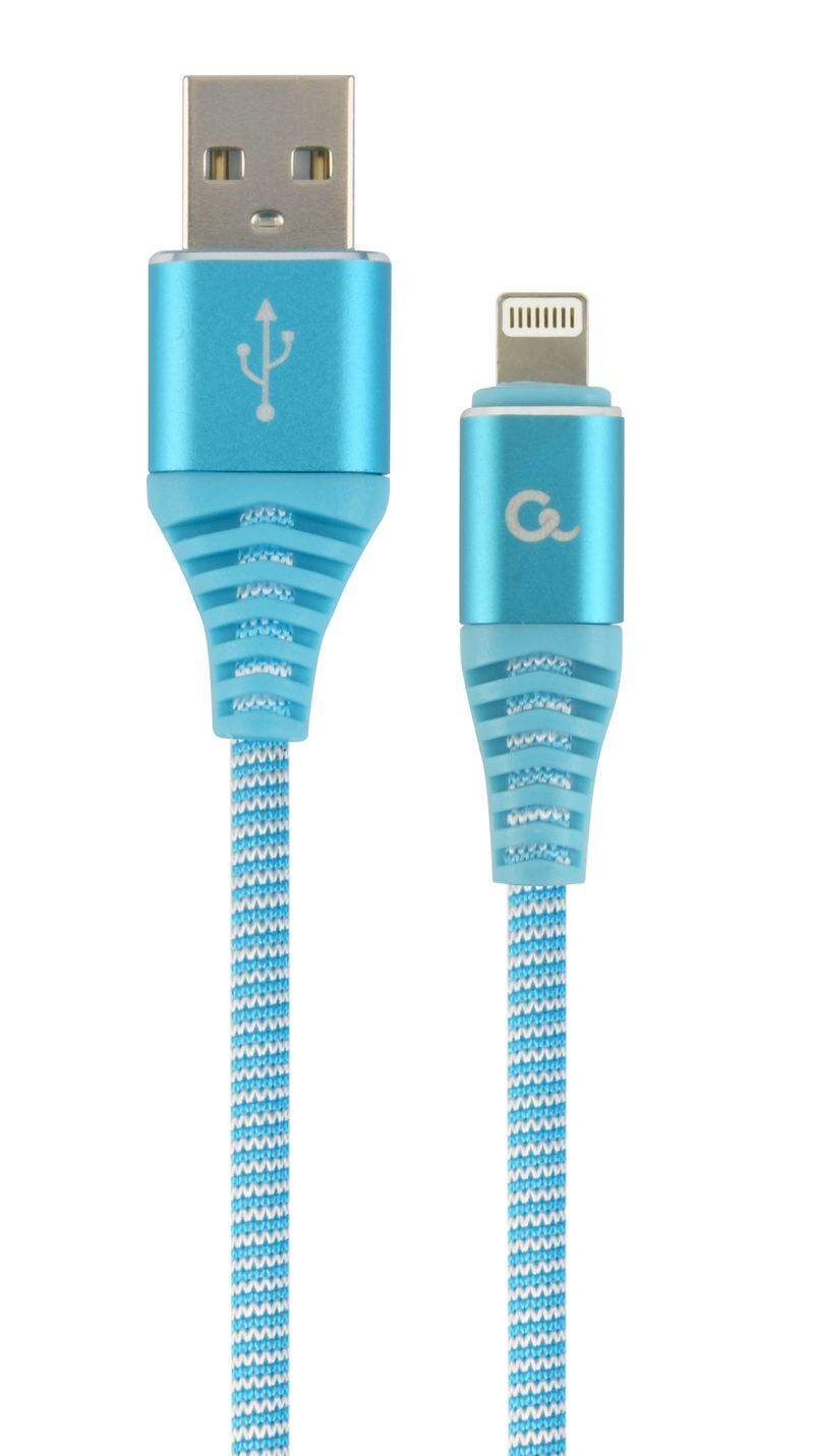 Кабель Cablexpert USB 2.0 A - Lightning Premium 1m Blue (CC-USB2B-AMLM-1M-VW) фото1