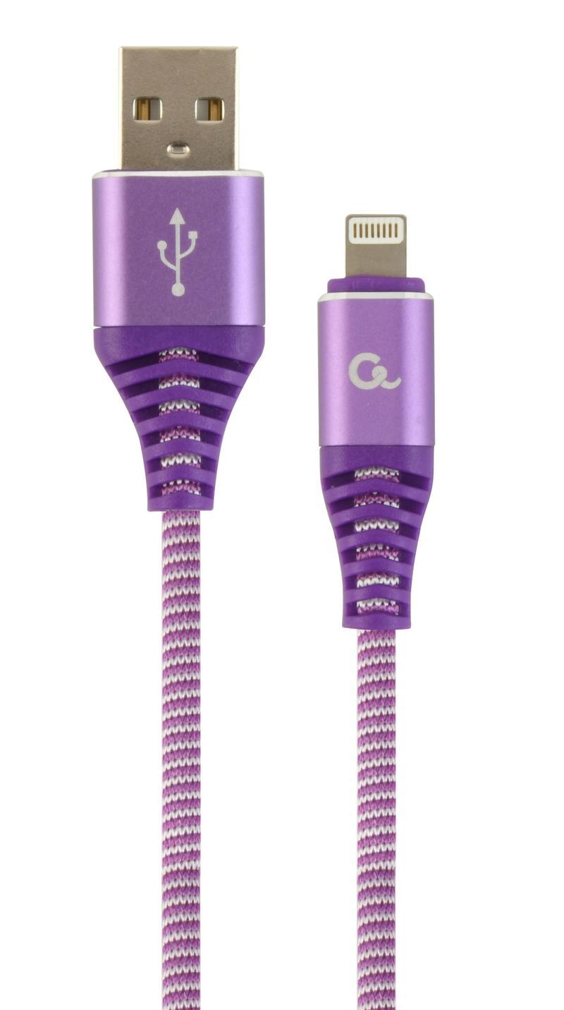 Кабель Cablexpert USB 2.0 A - Lightning Premium 2m Violet (CC-USB2B-AMLM-2M-PW) фото1