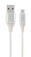 Кабель Cablexpert USB 2.0 A - microUSB Premium 1m White (CC-USB2B-AMmBM-1M-BW2)