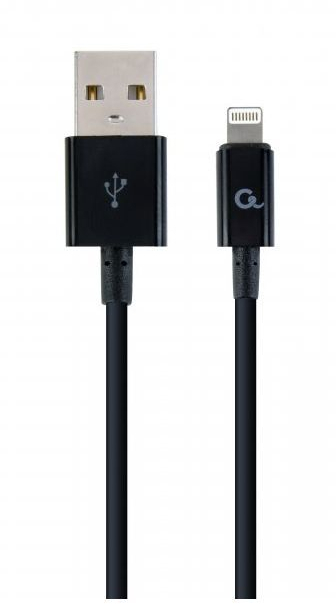 Кабель Cablexpert USB 2.0 A - Lightning Premium 2m Black (CC-USB2P-AMLM-2M) фото1