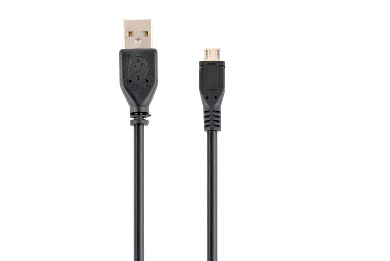 Кабель Cablexpert microUSB - USB 0.1 м (CCP-mUSB2-AMBM-0.1M) фото1