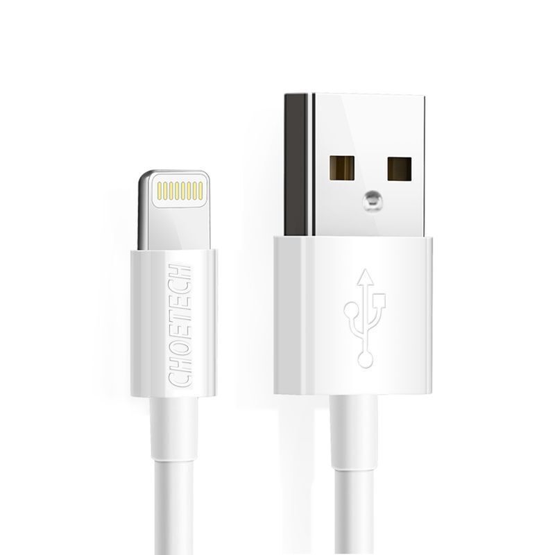 Кабель Choetech USB - Lightning (M/M), 1.8 м, White (IP0027-WH) фото1
