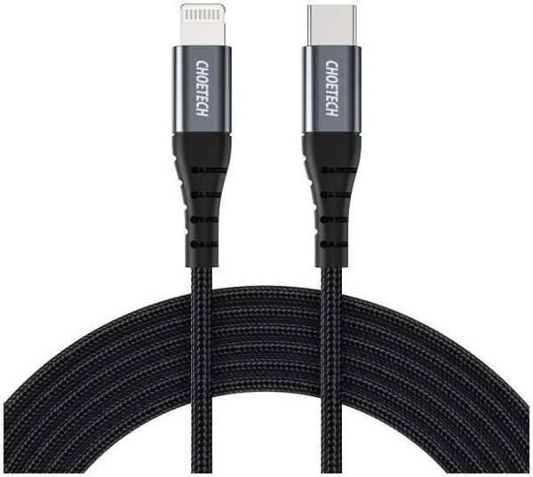 Кабель CHOETECH MFI USB Type-C - Lightning Black (IP0041-BK)