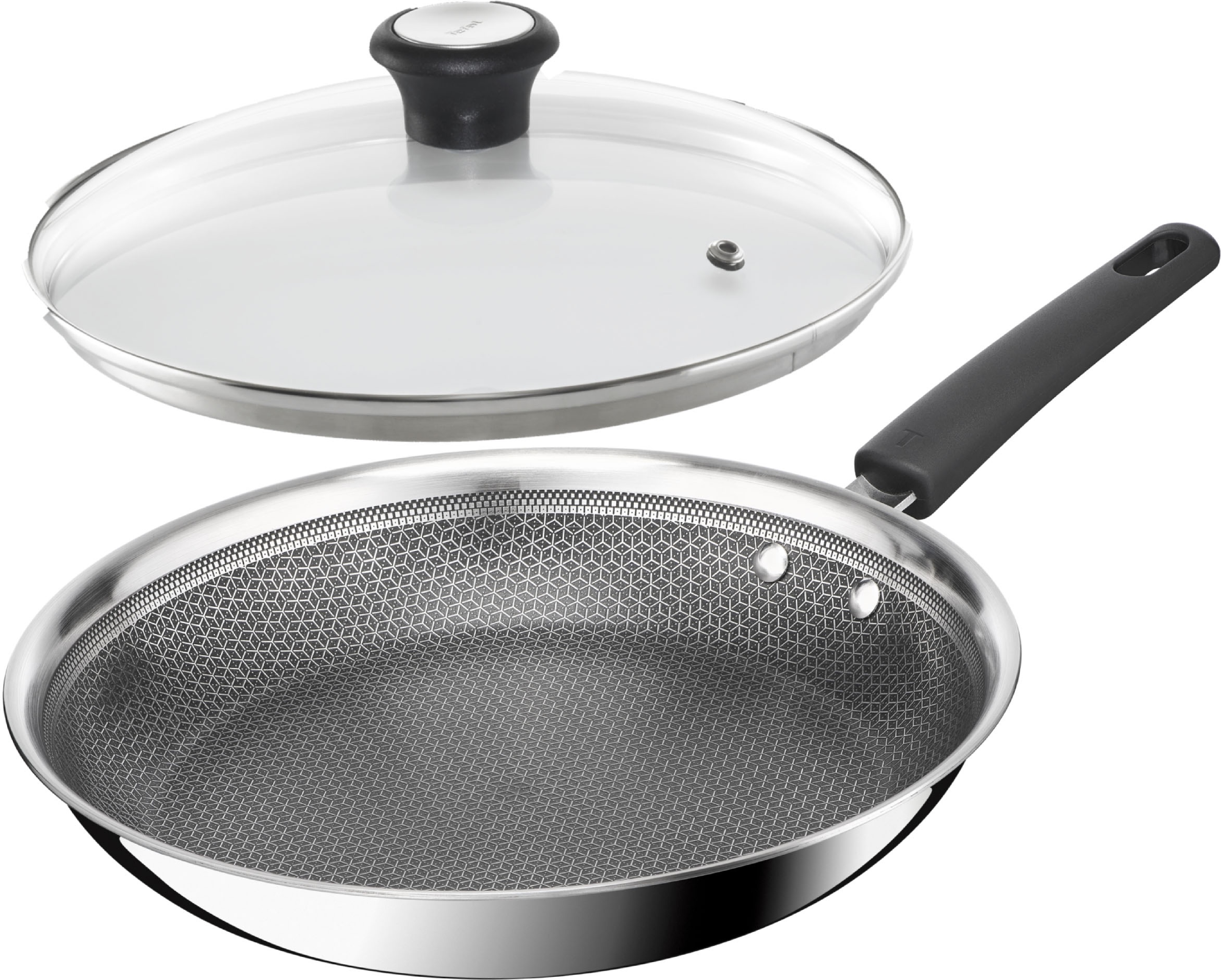 Сковорода Tefal Emotion+ Power, 28 см, с крышкой (E3410655_SET) фото1