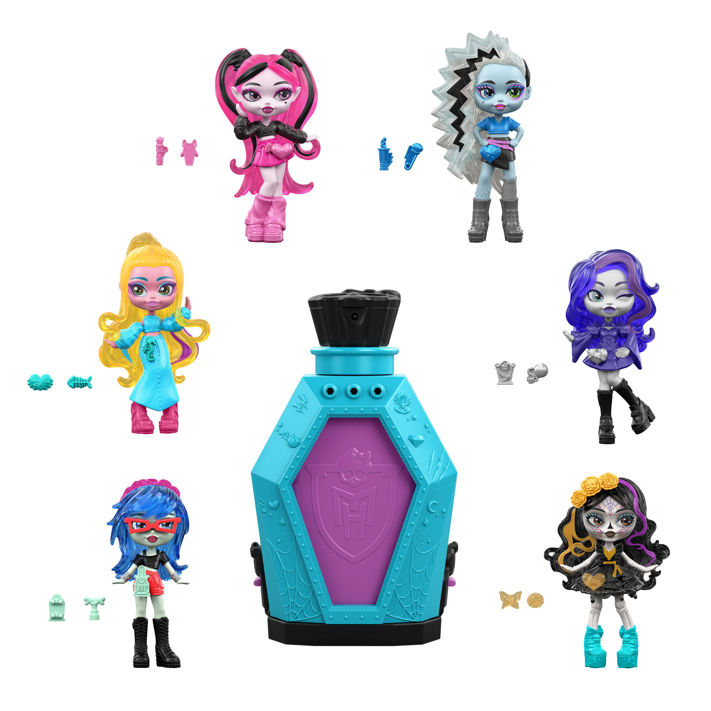 Игрушка-сюрприз Monster High Зелье с минимонстром (сюрприз) (JMG81) фото1