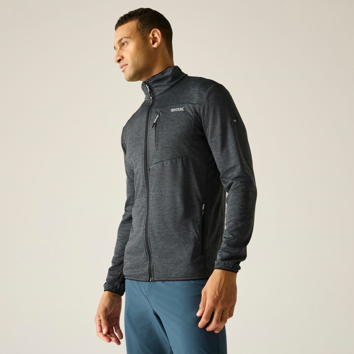 Кофта спортивна чоловіча Regatta HilldenMidlayer RML313-EN9 M сіра фото1
