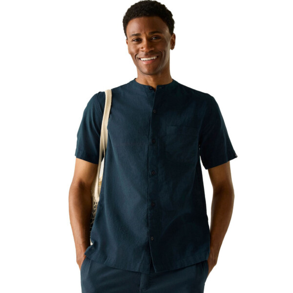 Сорочка чоловіча Regatta LovreyShirt RMS229-ZV7 S синя фото