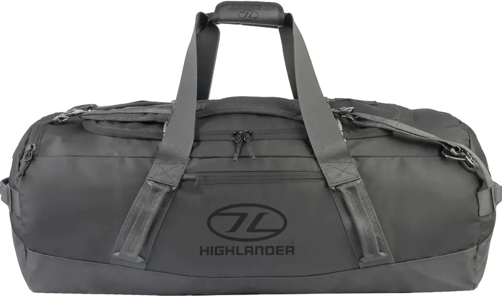 Сумка дорожная водозащитная Highlander Hauler Duffel 120L Black (DB135-BK) фото1