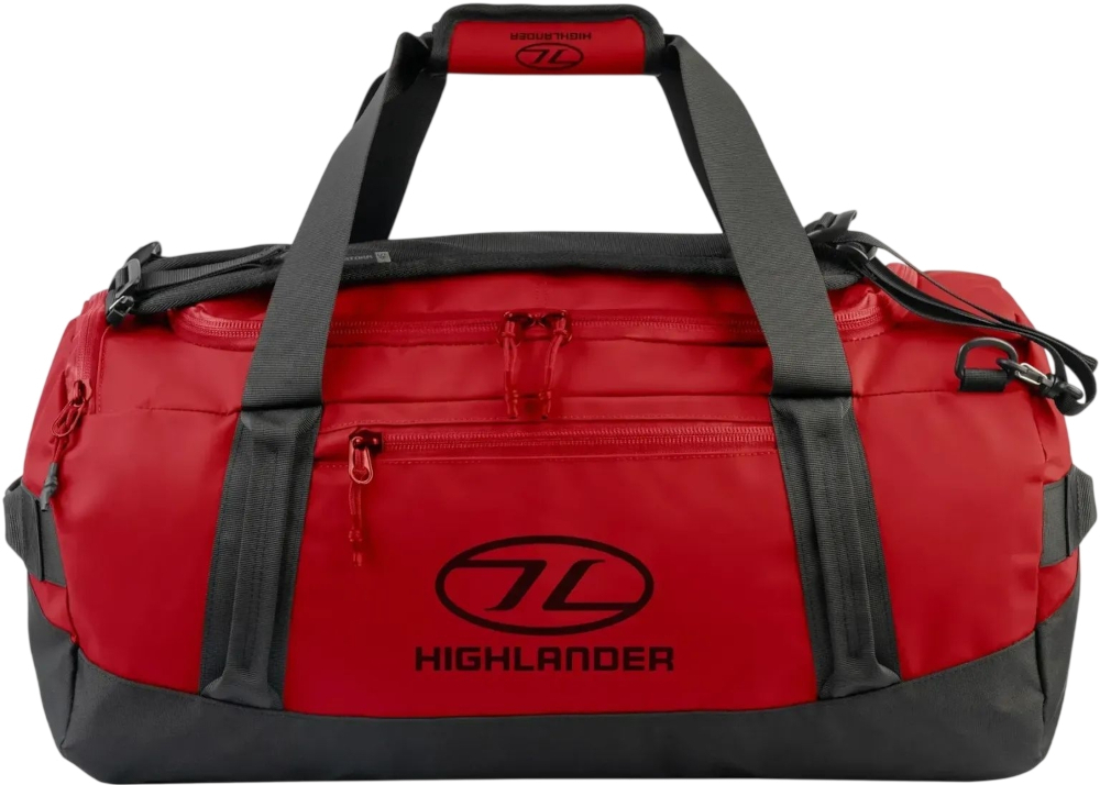 Сумка дорожня водозахисна Highlander Hauler Duffel 30L Red (DB131-RD) фото1