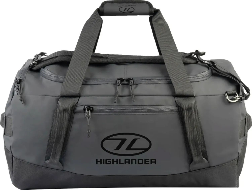 Сумка дорожня водозахисна Highlander Hauler Duffel 65L Black (DB133-BK) фото1