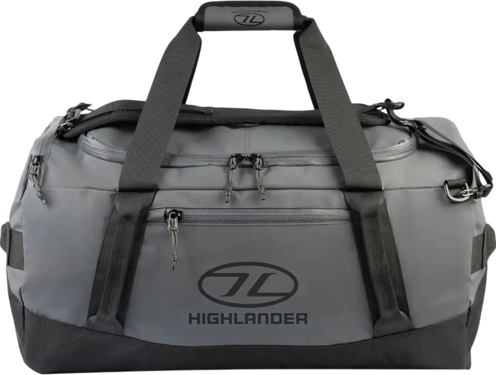 Сумка дорожная водозащитная Highlander Hauler Duffel 65L Dark Grey (DB133-DGY) фото1