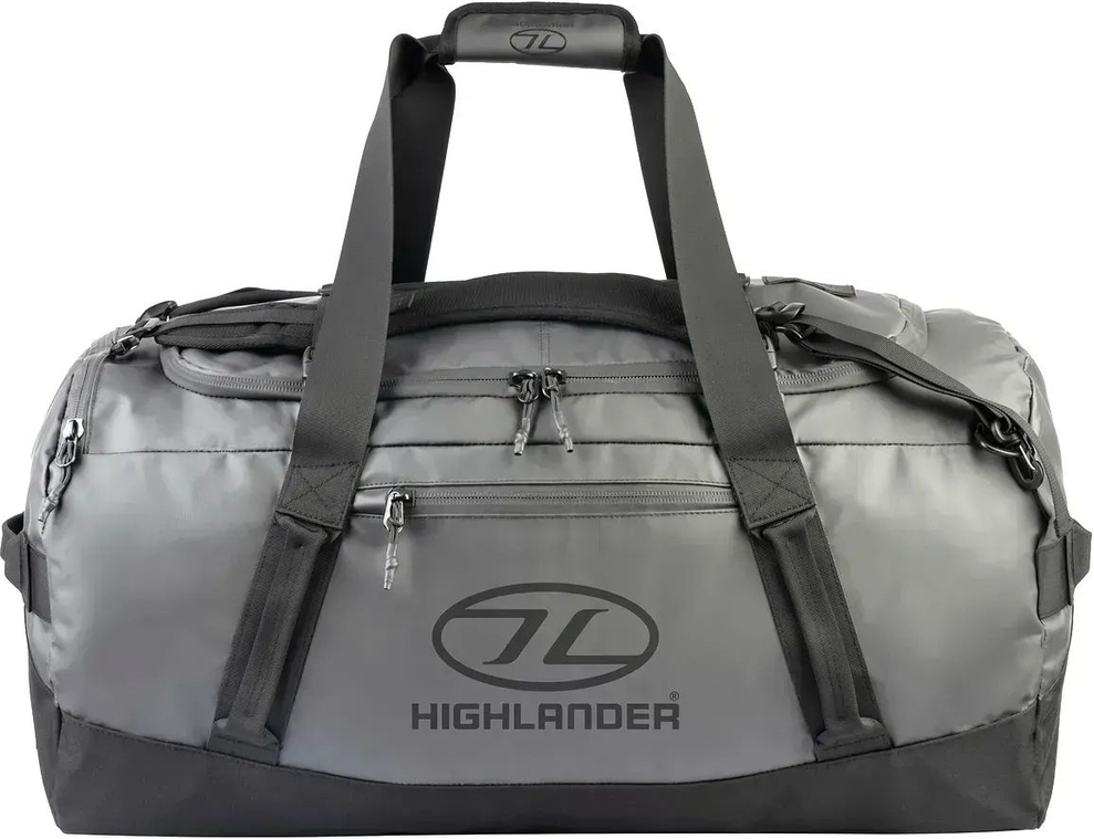 Сумка дорожная водозащитная Highlander Hauler Duffel 90L Dark Grey (DB134-DGY) фото1