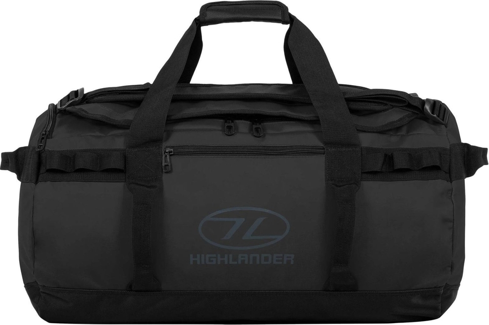 Сумка дорожня водозахисна Highlander Storm Kitbag 45L Black (DB122-BK) фото1