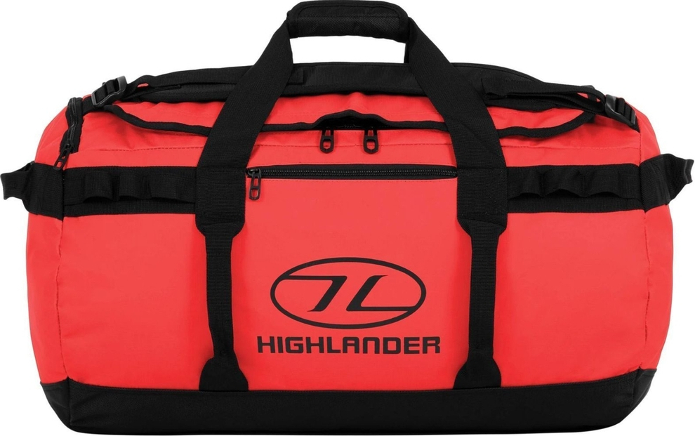 Сумка дорожная водозащитная Highlander Storm Kitbag 65L Red (DB123-RD) фото1