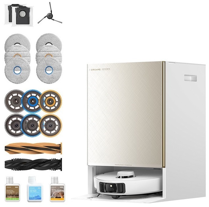 Робот-пилосос миючий Dreame Matrix 10 Pro White (RLH71DE-1-BL) фото1